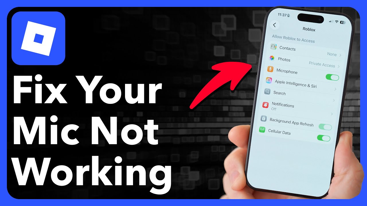 How To Fix Mic Not Working On Roblox Mobile