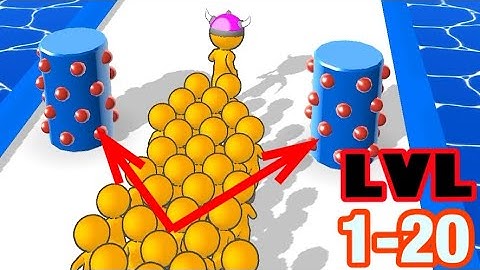 Crowd Battle - LVL 1-20 - Gameplay Walkthrough