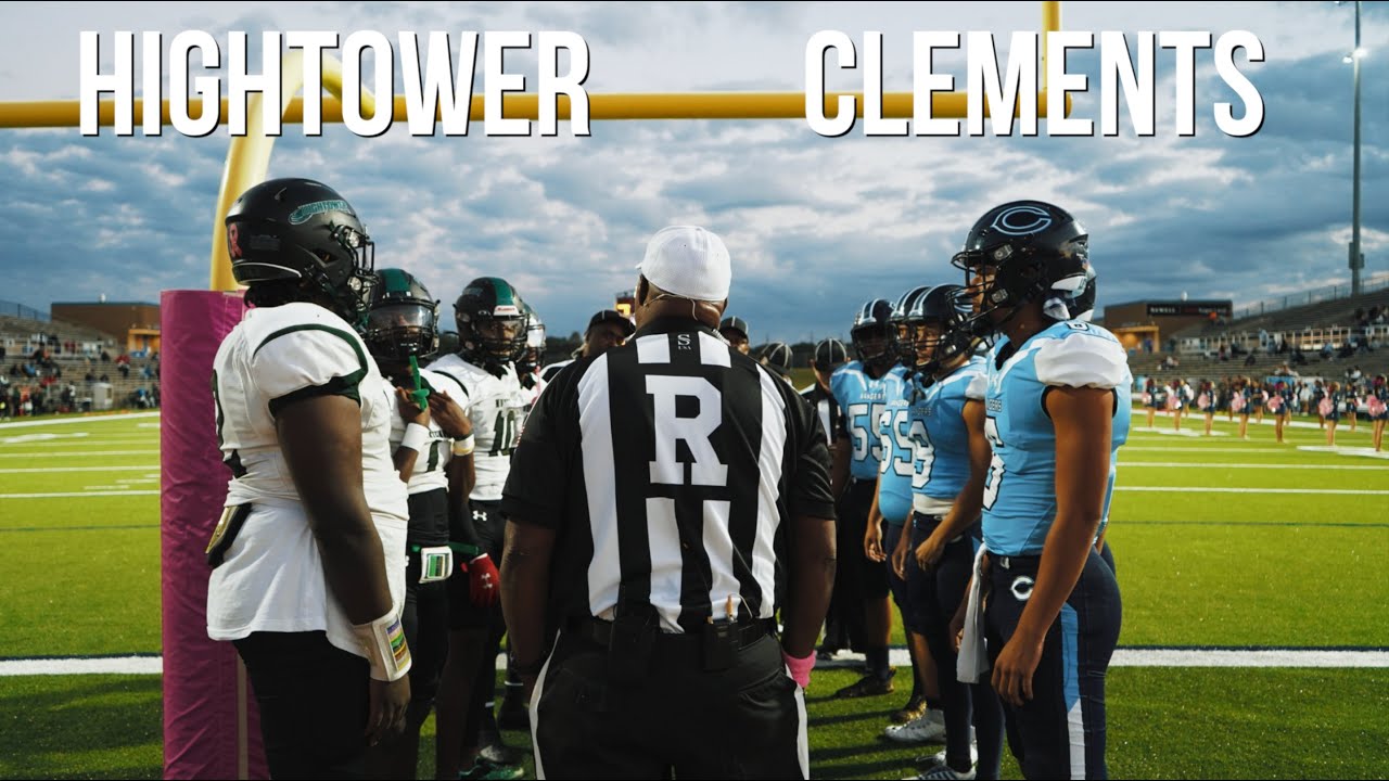 The Best Of Texas 6A Football 🔥 FB Hightower vs FB Clements Hard