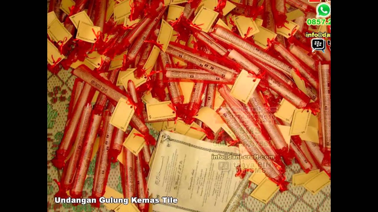 Contoh Undangan Gulung