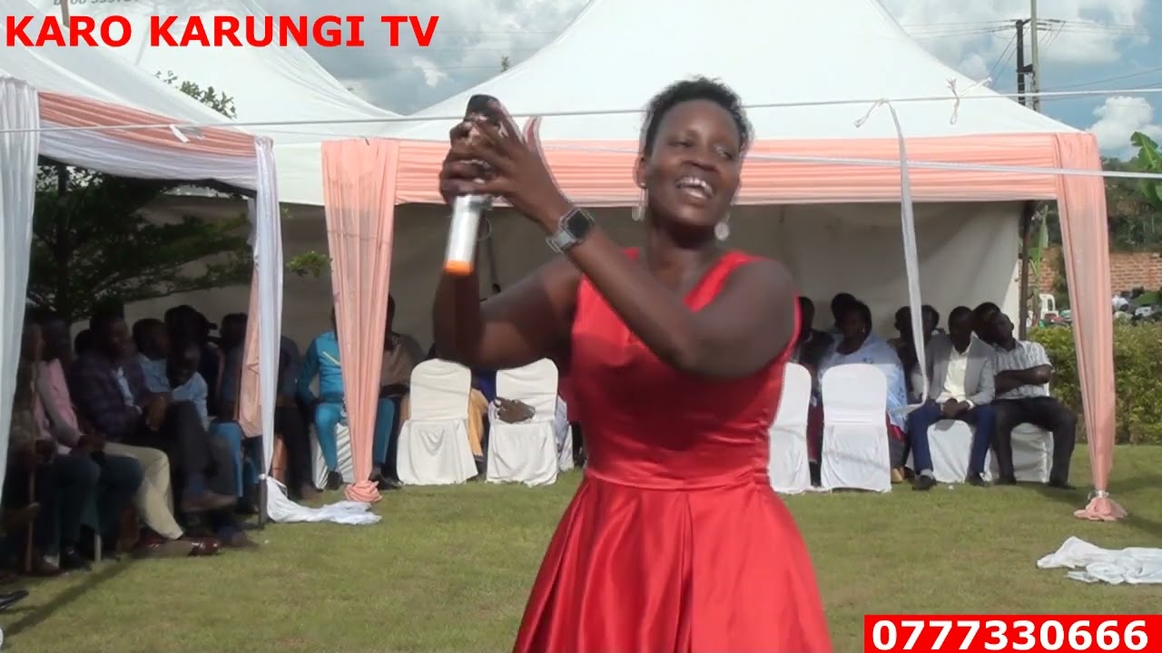 Okugumaho Sarah Tete perfoming live