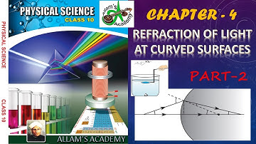 Refraction of light at curved surfaces, 10th Physics, Part-2