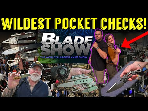 BEST POCKET CHECKS At Blade Show 2026 | World's Largest Knife Show! What Do People EDC?