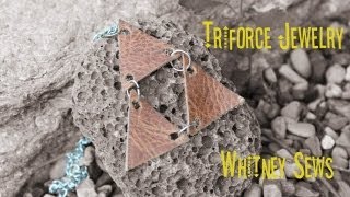 DIY Zelda Triforce Necklace by Whitney Sews