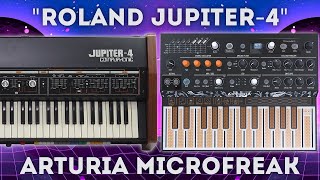Arturia MicroFreak - "Roland Jupiter-4" Soundset 100 Presets 330 Samples