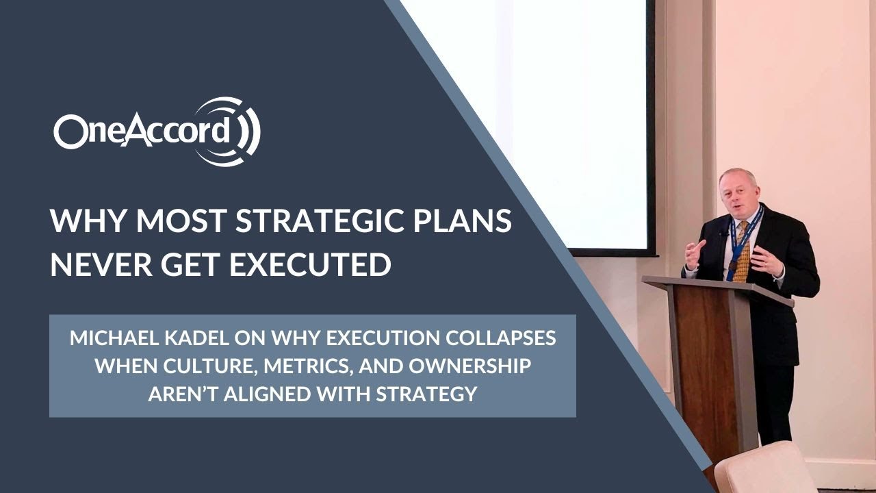 Why Strategic Plans Fail | Execution Breaks When Culture, Metrics, and ...