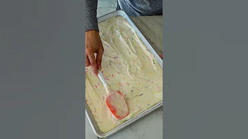 How I Bake Flat Cakes SHORTS 
