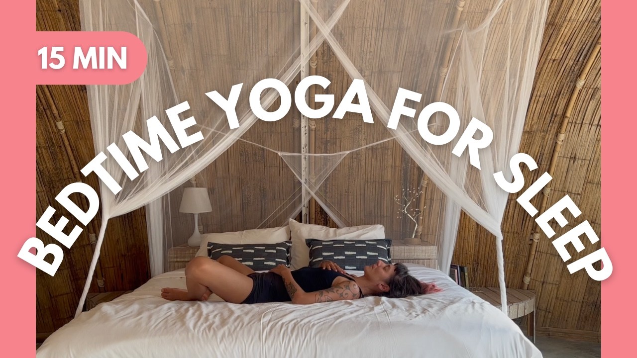 🌙 15-Min Bedtime Yoga for Better Sleep | Calm Anxiety & Stress 🌙 - YouTube