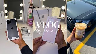 VLOG  nail appointment, new iPhone accessories, iPhones 15 plus unboxing, apple picking  & more!