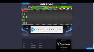 NitroType 141 wpm | 150 wpm choke