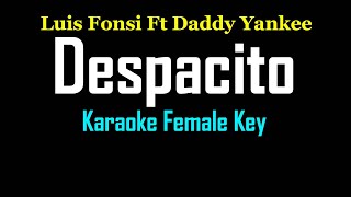 Despacito Karaoke Female Key Luis Fonsi Ft Daddy Yankee