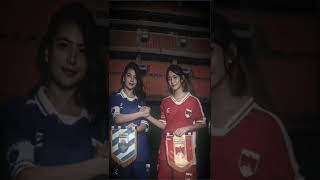Pemain Sepak Bola Jkt48 christy fiony gracia Vs freya flora ela