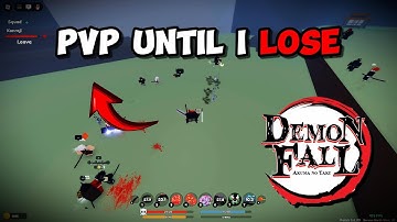 Pvp in public until I lose | Demonfall