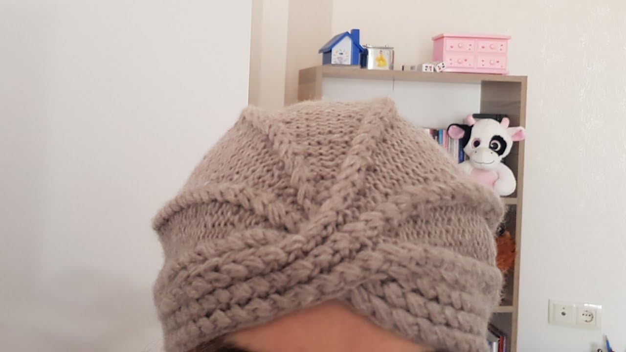 ✅ Bayanlar İçin İki Şiş Bere Yapmı ✅ Türban Bere Yapımı