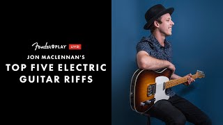 Top Five Electric Guitar Riffs | Fender Play LIVE | Fender