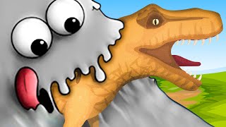 GIANT GOO EATS DINOSAURS - Tasty Planet: Back for Seconds Part 1 | Pungence