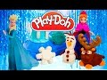 Play Doh FROZEN Sparkle Snow Dome Disney Playset FROZEN Globo de Nieve Brillante Playdough Videos