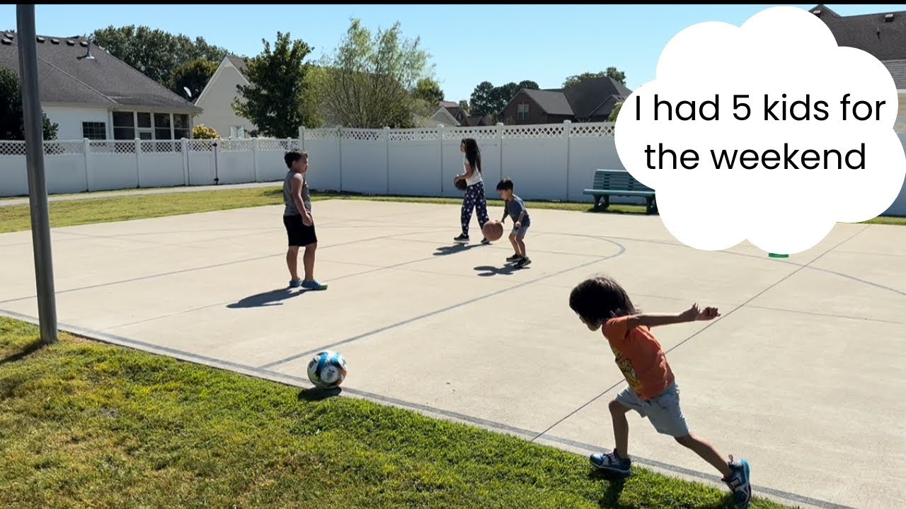 How did I keep 5 kids occupied all weekend?