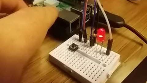 Coursera Raspberry Blink with button