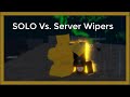 SOLO Vs. Server Wipers | Roblox Your Bizarre Adventure