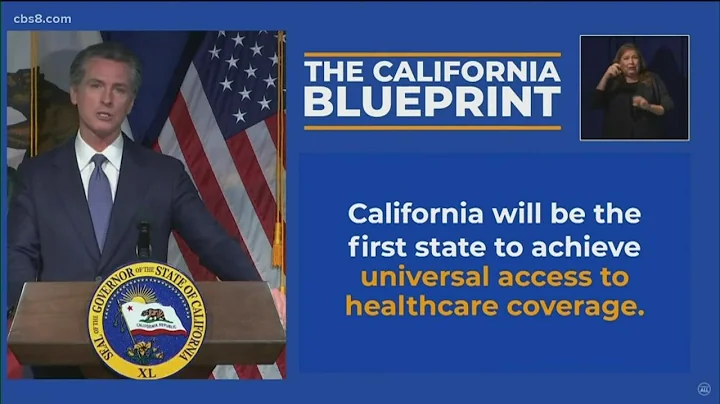 Governor Gavin Newsom proposes universal health care coverage in California