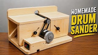 👉I Built a Homemade Drum Sander — And It Actually Works! | DIY Woodworking