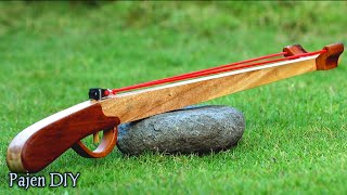 Super Cool Wooden Slingshot For Defense and Hunting