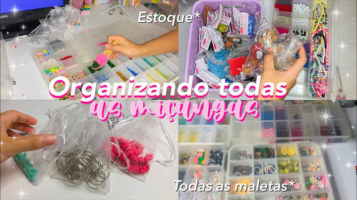 Organizei TODAS as minhas MIANGAS!