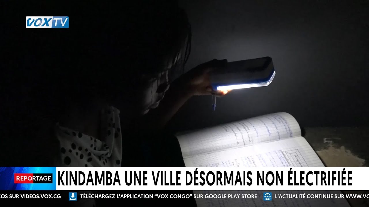 Kindamba une ville désormais non électrifiée