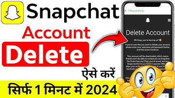 how to delete snapchat account permanently 2024 | deactivate snapchat account | ree solve