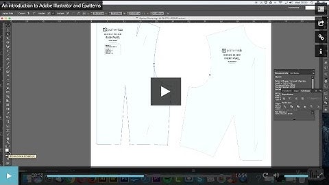 Digital pattern making with Adobe Illustrator