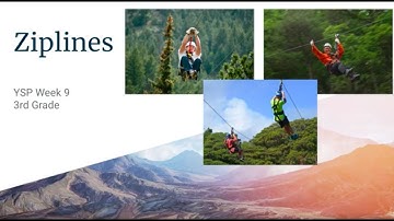 USC Young Scientists Program - Third Grade - Fall Semester - Week 9 - Ziplines