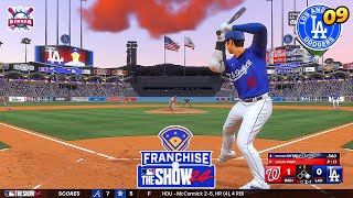 MLB The Show 24 Los Angeles Dodgers vs Washington National - Franchise Mode #9 Gameplay PS5 60fps