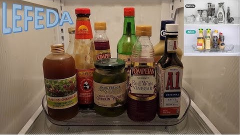 LEFEDA Lazy Susan Refrigerator Turntable Organizer