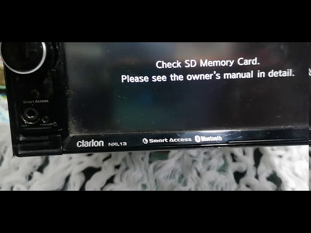 Clarion NXL13 sd card solution Toyota Navigation Sd Card,Solution