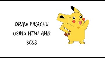 Pikachu || using HTML and CSS (SCSS)