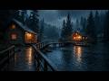 Cozy Cabin Heavy Rain Sounds 🌧️ Sleep Faster, Relax Deeply & Calm Your Mind Naturally | No ADS