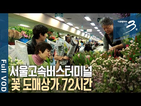 <strong>서울고속버스터미널</strong> 꽃 도매상가 72시간 | KBS 2014.02.23 방송