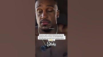 Ashton hall is HEARTBROKEN after he realized he lost 4 times to ISHOWSPEED…