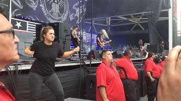 Passionate Sign Language Interpreter At Rock Gig