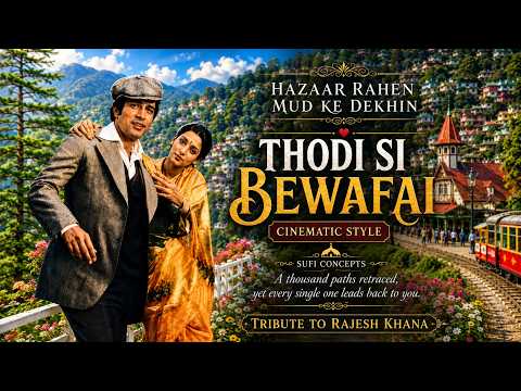 Hazaar Rahen Mud Ke Dekhin | Thodi Si Bewafai | Cinematic Style | Sufi Concepts