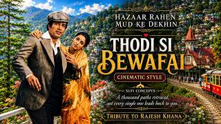 Hazaar Rahen Mud Ke Dekhin | Thodi Si Bewafai | Cinematic Style | Sufi Concepts