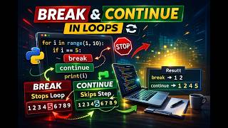 Break vs Continue in Python (Finally Explained Clearly!) | Day 8