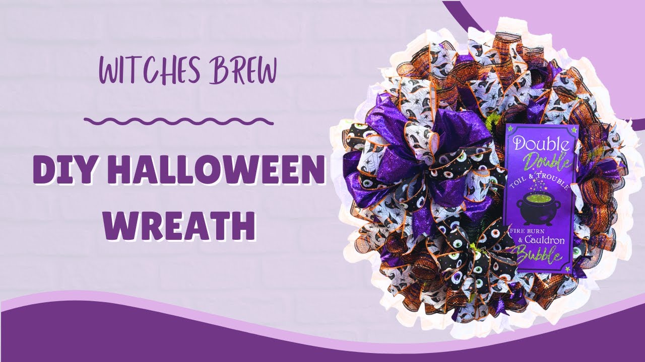 diy-witches-cauldron-wreath-halloween-craft-tutorial-youtube