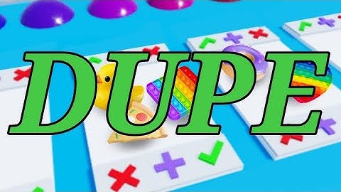 DUPE • Pop It Trading