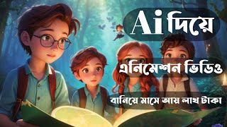 Ai দিয়ে এনিমেশন ভিডিও তৈরি করে মাসে আয় লাখ টাকা