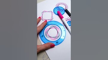 Beautiful Spirograph Art #satisfying #shorts #spirograph  #art