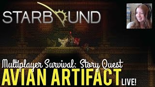 Getting the Avian Artifact in Starbound 1.0 - LIVE!
