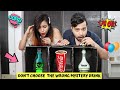 Don't Choose the WRONG Mystery DRINK CHALLENGE !!