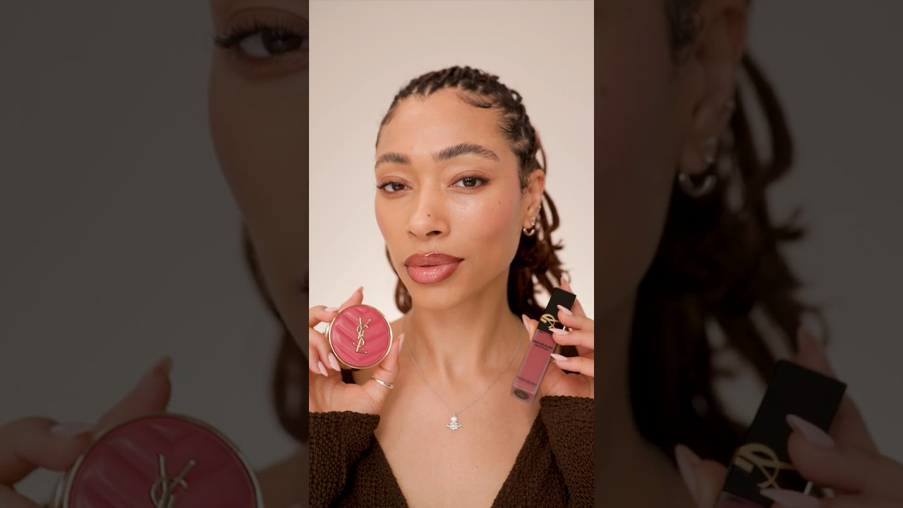 YSL Berry Blush Make Me Blush Liquid v Powder